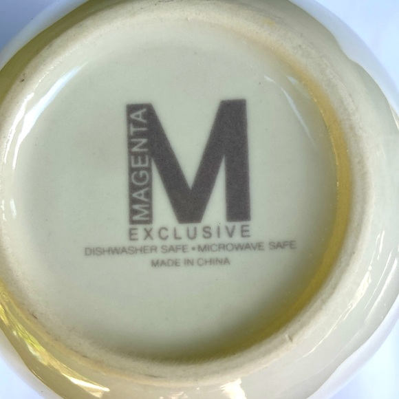 Vintage “Move” Bicycle Mug by M Magenta Exclusive Rare Hard to Find Red Inside🥰 - Picture 10 of 10